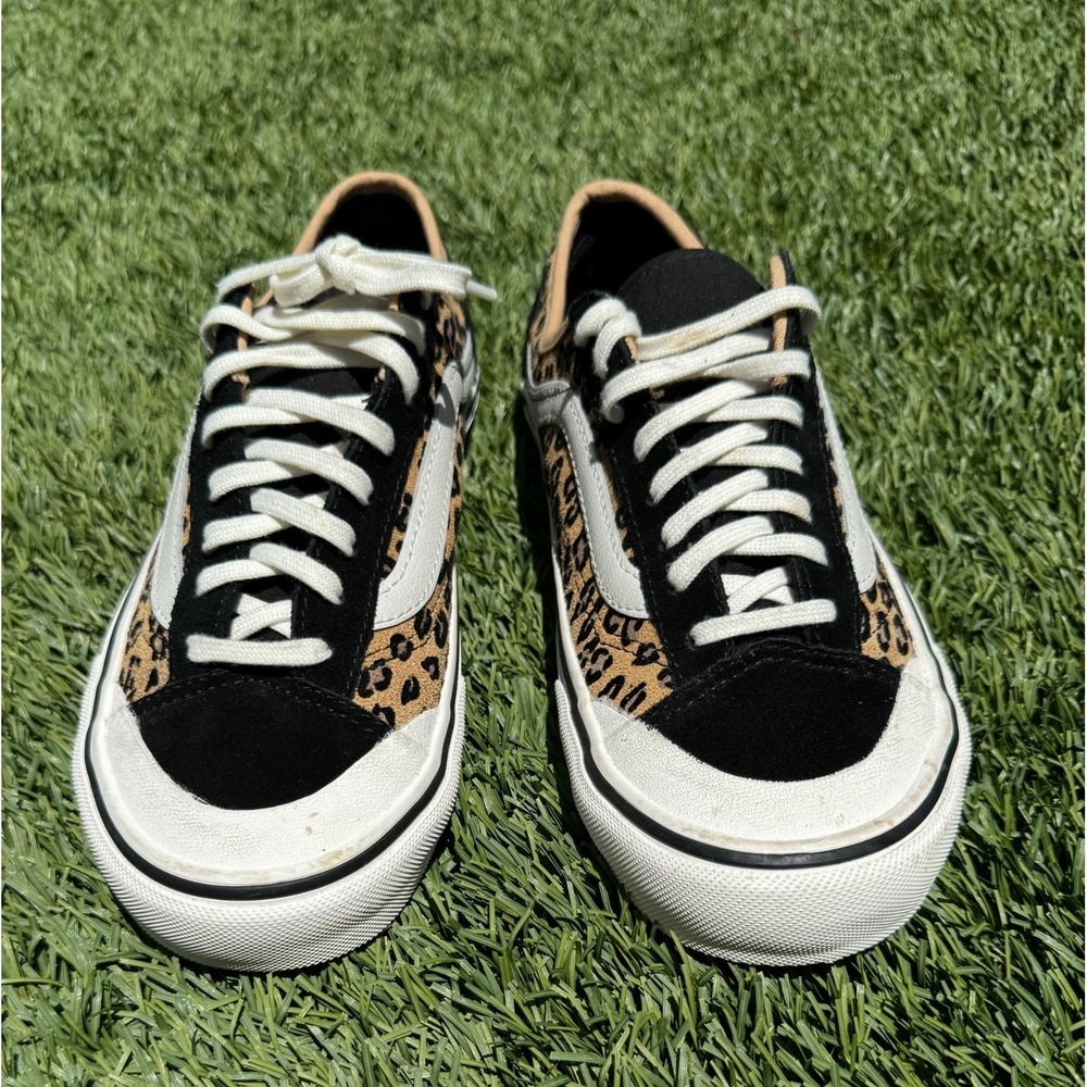 Vans Old Skool Leopard Print UltraCush Women's Size 8 Sneakers # 3129